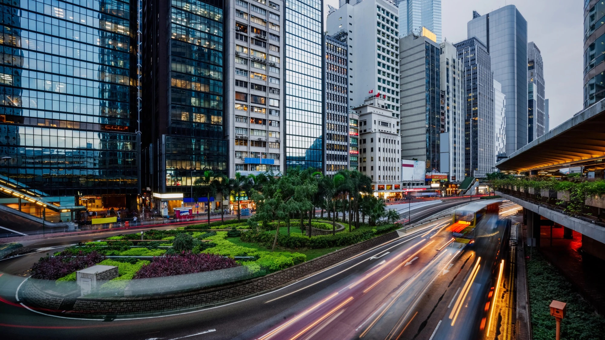 City roads and buildings from Ring Vietnam’s original Services page